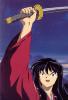 Black-Haired Inuyasha with the Tetsusaiga