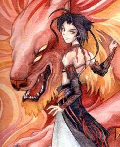 Damien & dragon