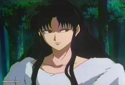 Naraku from Inuyasha looking evil